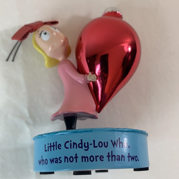 Hallmark Other - 2001 Hallmark The Dr. Seuss Collection Cindy Lou Who Porcelain Figurine 1st Ed